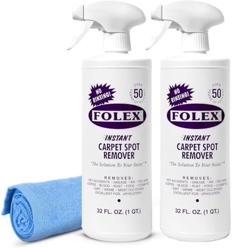 2 x 32 oz with cloth Folex